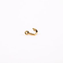 Lapel Pin Fish Hook Gold Pack of 6