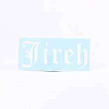 Jireh Auto Vinyl Decal