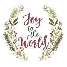 Joy to the World Christmas Cards (pack of 10)