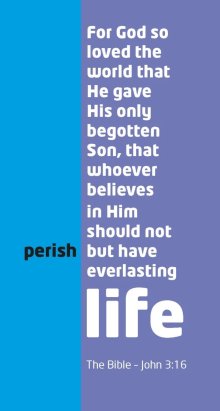 50 x John 3v16 Tracts