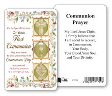 Symbolic Communion Prayer Card