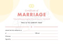 ETC Marriage Certificate A5 Landscape (pack of 10)