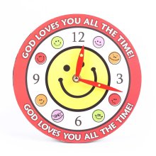 God Loves You All The Time 8" Wall Clock