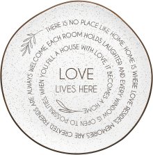 Plate-Love Lives Here-10.5" Ceramic (#88606)