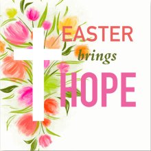 Easter Mini Cards - Easter Brings Hope (pack of 5)