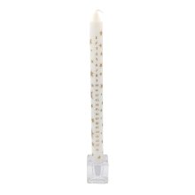 29.5cm Christmas Advent Candle: Gold Star  - Single