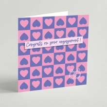 Congrats On Your Engagement Square Card