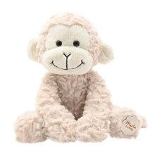 Martin The Plush Sitting Light Brown Monkey 22 cm