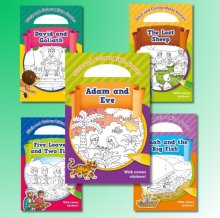 Stick and Colour Bible Stories Bundle - With Colour Stickers!