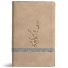 KJV Large Print Personal Size Reference Bible, Earthen Suede