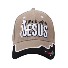 Walk With Jesus Khaki Cap