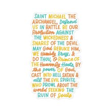 St. Michael the Archangel Prayer Window Sticker