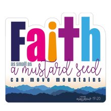 Faith Vinyl Sticker