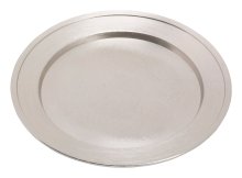 Nickel Plated Candlestick Plate D 11 cm