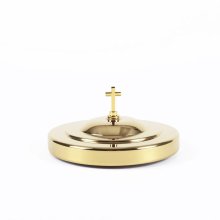 Deluxe Communion Bread Plate Cover Gold
