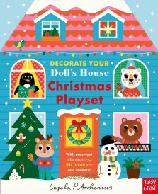 Decorate Your Doll's House: Christmas Playset : Festive interactive play pieces and stickers for your 3D house