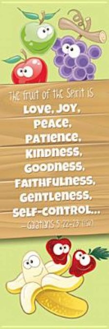 KIDS FRUIT OF THE SPIRIT BOOKMARK (pack of 25)