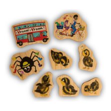 Alphabet Rhyme Time Characters Set 1