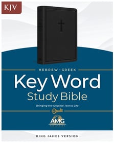 KJV Hebrew-Greek Key Word Study Bible, Black