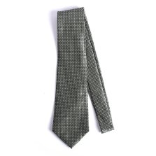 Green Cross Polyester Tie
