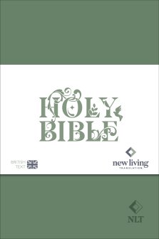 NLT Holy Bible, Sage Green Flexiback, Leather-Feel, Debossed Detailing, British Text, NLT New Living Translation, Flexiback, Standard size