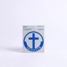 Minister Scotch Reflective Sticker - Pack of 6