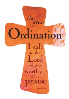 Pack of 6 Ordination - Std Cards Gloss