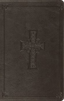 ESV Value Thinline Bible (TruTone, Charcoal, Celtic Cross Design)