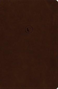 RVR 1960 Biblia de Estudio de César Vidal, Café Símil Piel