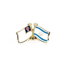 Lapel Pin Israel/Christian Flag Pack of 6