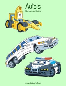 Auto\'s Kleurboek Voor Peuters 1