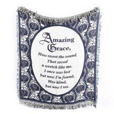 Blue Amazing Grace Throw 150 x 127cm