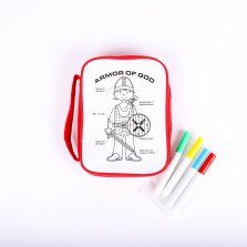 Armor Of God Washable Canvas Bible Cover - Medium