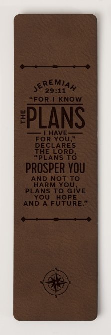 Bookmark-For I Know The Plans (Jeremiah 29:11)
