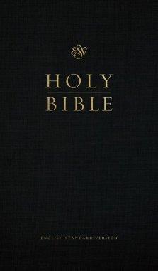 ESV Church Bible, Large Print, Red Letter (Hardcover, Black)