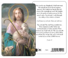 Psalm 23 Good Shepherd Prayer Card
