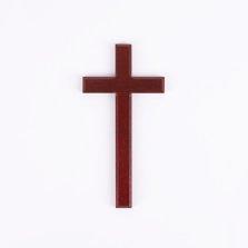 10" Cherry Wood Wall Cross