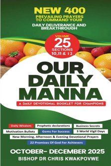 Our Daily Manna : Odm Oct to Dec 2025