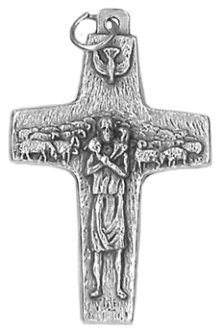 1 1/2" Metal Pope Francis Cross