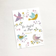 'Be Joyful In Hope' (Birds of Joy) Mini Card