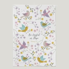 'Be Joyful in Hope' (Birds of Joy) Tea Towel