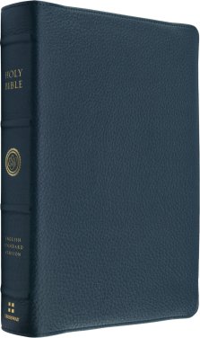 ESV Heirloom Bible, Scriptura Sacra: Personal Size Reference Edition (Calfskin, Meridian Blue, Full Yapp)