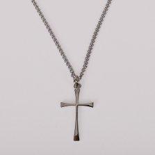 18" Sterling Silver Cross Necklace