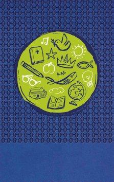 NIrV, Tiny Theologians Bible, Leathersoft over Board, Blue, Comfort Print