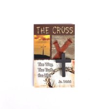 Hematite Cross Individually Carded - Pack of 24