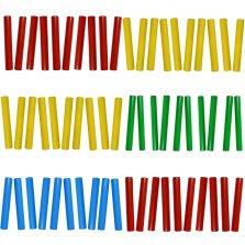 Mixed Colour Pack - 30 Pairs of Claves