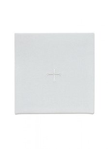 6" x 6" Chalice Pall - Polycotton - White Cross Design