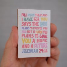 Jeremiah 29 bible verse magnet