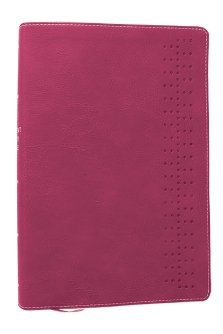 Student Study Bible: A Guide to Knowing and Living God’s Word (NKJV, Pink Leathersoft, Red Letter, Comfort Print)