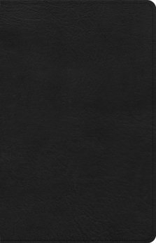 CSB Thinline Bible, Anglicised Edition, Black Leathertouch